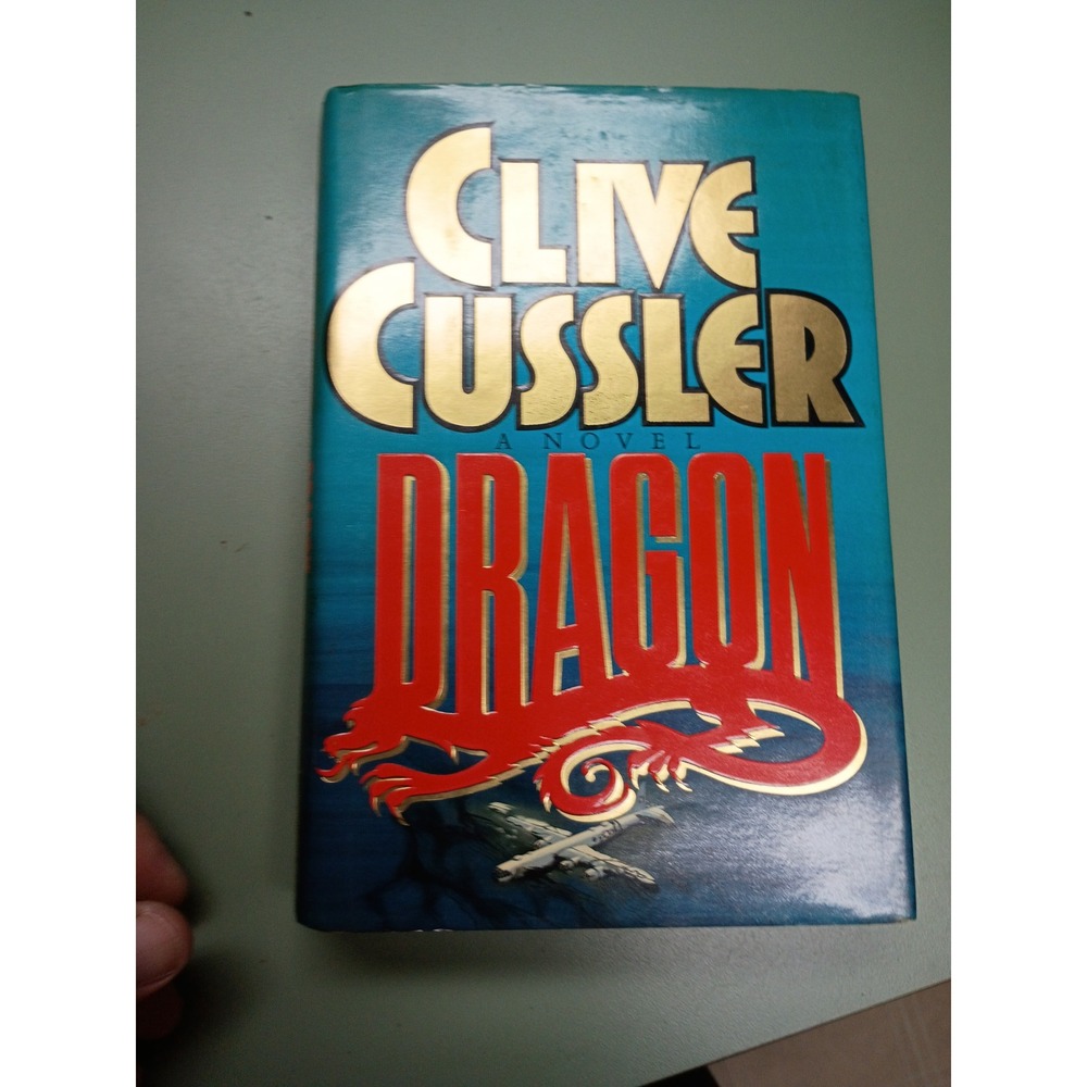 Clive Cussler Dragon Hardcover Book Dirk Pitt Adventure Novel First Edition 1990